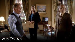 Bartlet and C.J. Butt Heads | The West Wing