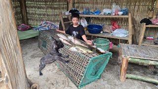 The Boy and the Dog, Catching big fish in the stream and selling them, Raising ducks and pigs