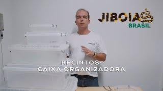 Como fazer um terrário barato para jiboias -  caixa organizadora