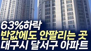 대구시 달서구 아파트,63%하락 반값에도 안 팔리는 곳(부동산 아파트 미분양 분양권 입주권 재개발 재건축)