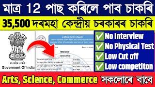 Best Govt job after 12th ever | NO competition Govt job after 12th | nbe junior Assistant 2024