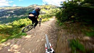 Chatel Bikepark / Vorachatak & Panoramique tracks with Matteo Inniguez and Candice Tupin