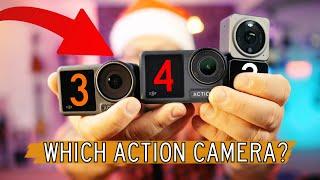 Which Action Camera to choose DJI Action 4 Action 3 Action 2?