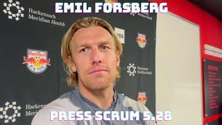 Emil Forsberg Press Scrum 5.28.24