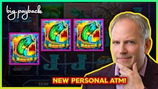 New Personal ATM → HUGE WIN on Big Catch Bass Fishing! BONUS FRENZY!