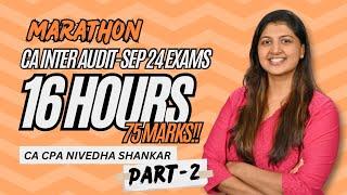 PART 2 - MAY 2025 - AUDIT MARATHON -  BY CA CPA NIVEDHA SHANKAR - CA INTER