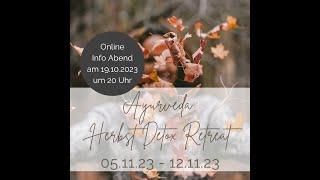 Ayurveda Herbst Detox