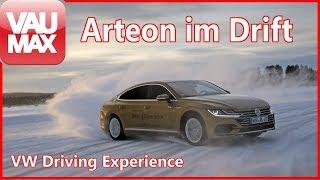 VW Arteon im Grenzbereich – VAU-MAX.tv bei der VW Driving Experience in Schweden