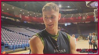 Arizona's Pelle Larsson previews the final week of the regular season | GOAZCATS.com video