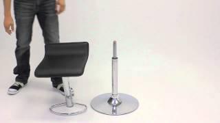 Adjustable Hydraulic Bar Stool - Cap Removal