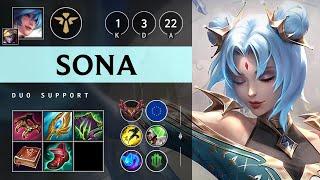 Sona Support vs Pyke - EUW Grandmaster Patch 14.23