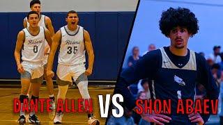 Dante Allen vs Shon Abaev  | Riviera Prep vs Calvary Christian Full Game Highlights