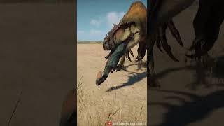 Simply hit his head on the floor several times! - Jurassic World Evolution 2 #Shorts