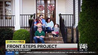 Front steps project