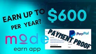 Mode Earn App - Get Paid To Listen to Music (PayPal Payment Proof)