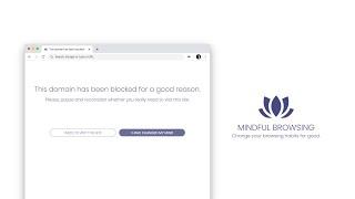 Mindful Browsing (Google Chrome Extension)