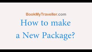 How to create a Holiday Package?