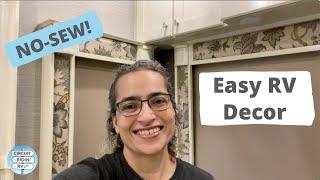 Ep 59: Simple RV Makeovers & Goodbye Griffin / window boxes, nightstands, cabinet doors // RV Life