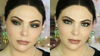 Olive Green Smokey Eye // Makeup Tutorial