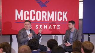 Dave McCormick and Ben Shapiro in Pittsburgh