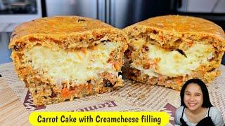 Ito ang mangyayari kapag naglagay ka ng Cream Cheese na palaman sa Carrot cake!