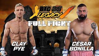 Clay Pye vs César Bonilla | BTC 25: Legacy | Oshawa, ON