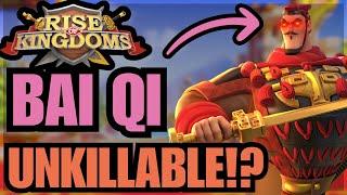Should YOU Invest in Bai Qi? is he META? Bai Qi F2P In-Depth Guide! Rise of Kingdoms