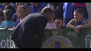 Will & Kate visit Windsor Park