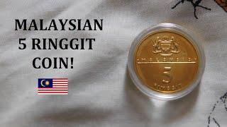 Malaysian 5 Ringgit Proof Commemorative Coin!