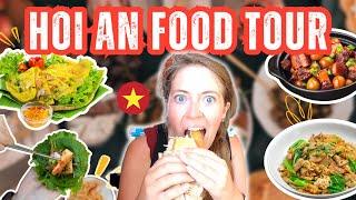 BEST Vietnamese STREET FOOD  - HOI AN Food Tour (Banh Xeo, Cao Lau)