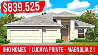 Magnolia 21 by GHO Homes | Vero Beach | 2.626 SF | 3 Bedroom 3 Bath | Lucaya Pointe $839,525+