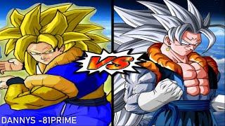 DRAGON BALL Z BUDOKAI TENKAICHI 3 / DANNYS -81PRIME VS MAJIN GOGETTO SSJ5 ULTRA ISNTINTO