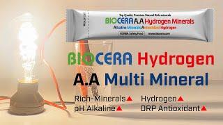 [Biocera Hydrogen A.A Multi Mineral] Weakness Carbonated Water vs Energizer Biocera A.A Water