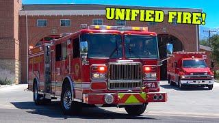 [UNIFIED FIRE AUTHORITY] - Medic Engine 101, Medic Engine 104 & Ambulance 204 responding! [UTAH]