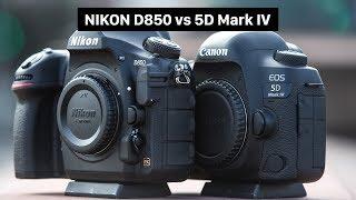 Nikon D850 vs Canon EOS 5D Mark IV | BESTE VOLLFORMATKAMERA | Deutsch