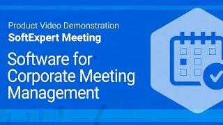 Corporate Meeting Management | SoftExpert Meeting