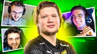 РЕАКЦИЯ ПРО Игроков и СТРИМЕРОВ на ИГРУ S1MPLE