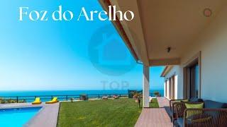 How does a ocean front line view villa in the Silver Coast Portugal look like?