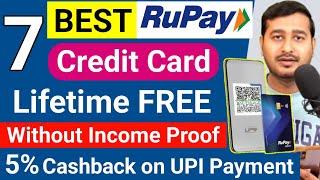 Best Rupay Credit Card 2024 for UPI Payment | Lifetime Free Rupay Credit Card | Rupay Credit Card