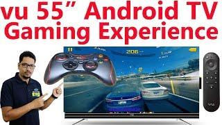 Hindi || VU 55inch android TV Gaming Experience