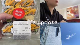 Life Update  | Quick Grocery Run  | First Day of Class (online) 