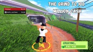 The Grind To 100 Million Cash in Jailbreak... (Roblox Jailbreak)