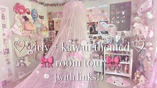  my girly + kawaii themed room tour 