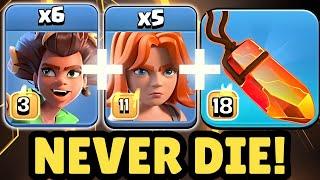 Root Riders NEVER DIE with Life Gem! | Clash of Clans