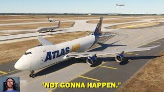 747 Attempts 43,000 FEET in Microsoft Flight Simulator! (with ATC) 5K2K UltraGear GX9