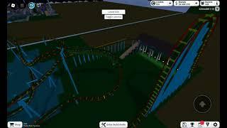 A half rough half smooth Extreme Launch coaster! (Theme Park Tycoon 2)