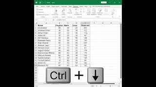 Excel Jumped into A1 cell in Excel #short