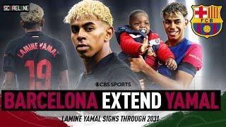 HERE TO STAY: Lamine Yamal signs Barcelona contract extension through 2031 ️ | Scoreline