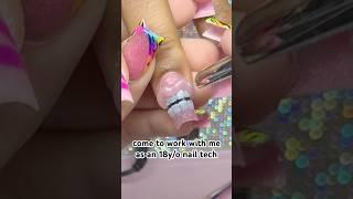 would you try these 3d mouth nails? #nails #nailtechvlog