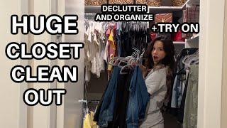 SUMMER CLOSET CLEAN OUT…organizing my entire closet***